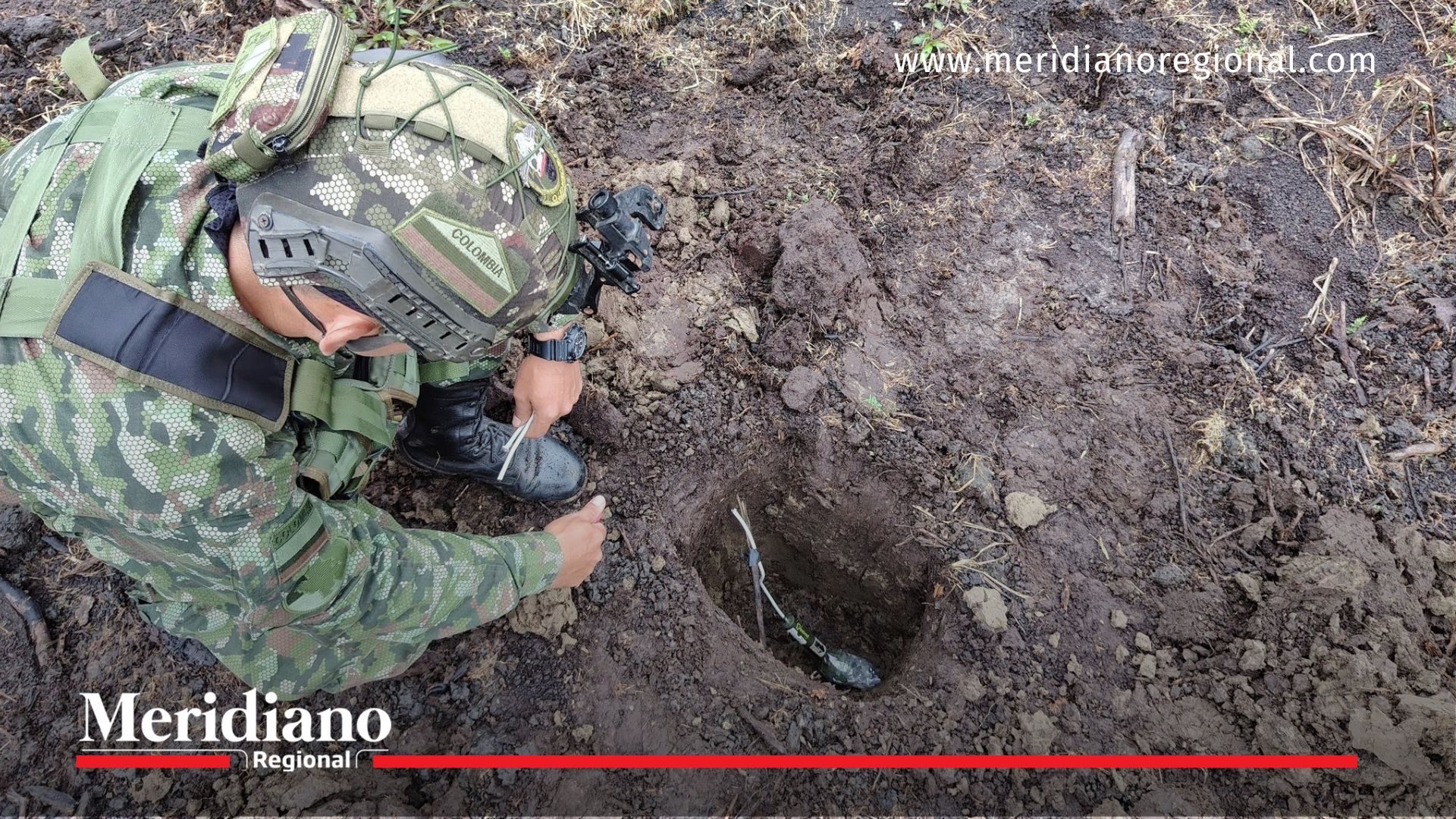 Soldado desactiva explosivo cerca de colegio en Tumaco