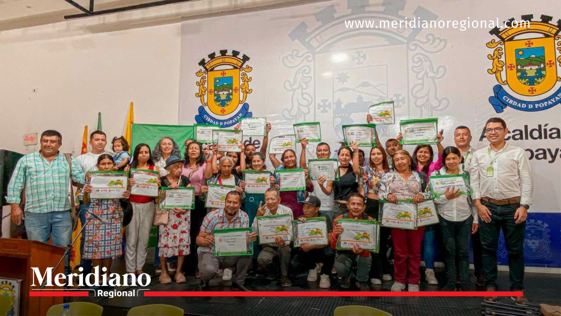 Entrega de títulos de propiedad en Cauca por parte de la Agencia Nacional de Tierras