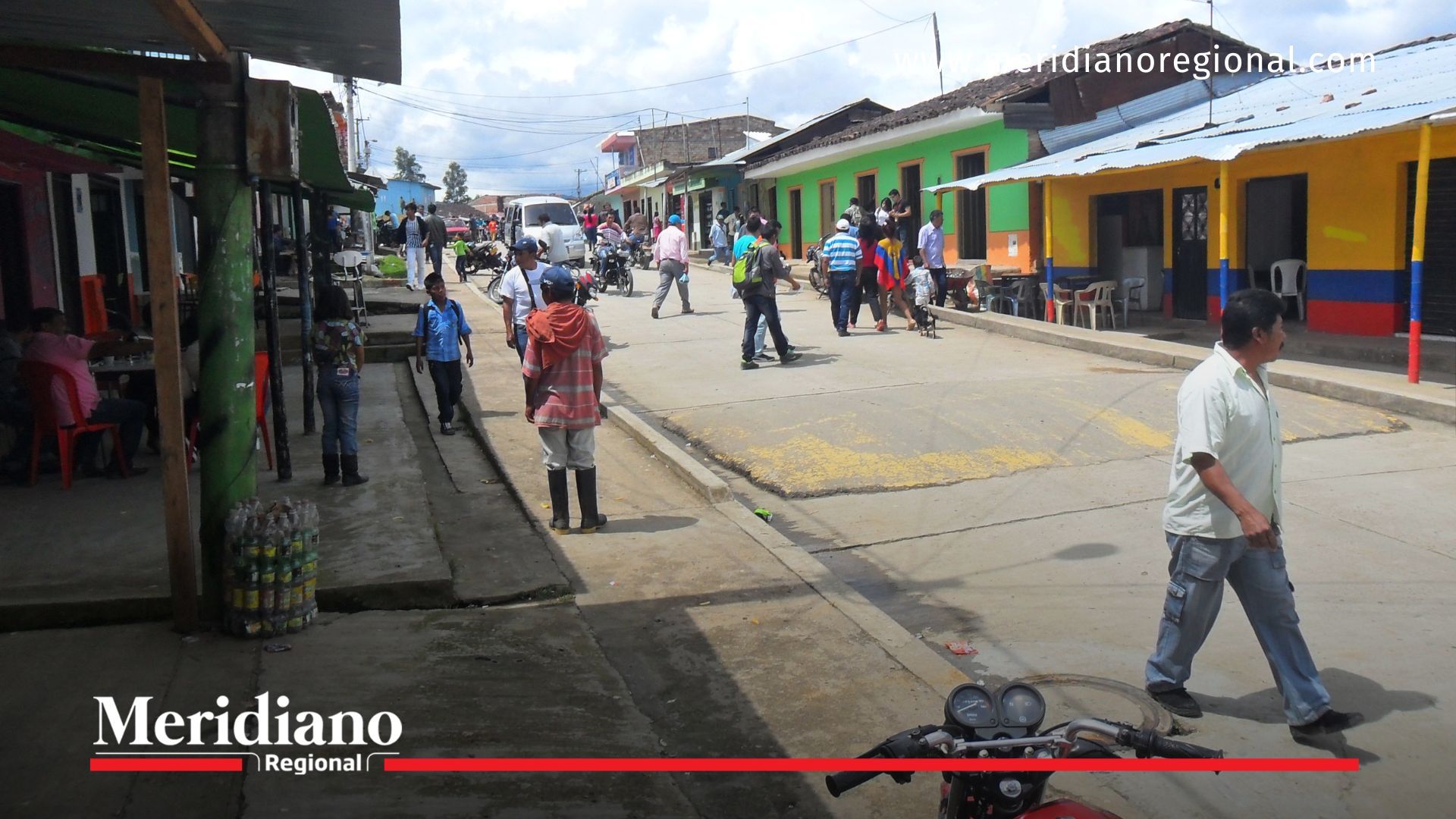 disidencias en Belén Huila - calle principal Belén Huila - control territorial en Huila