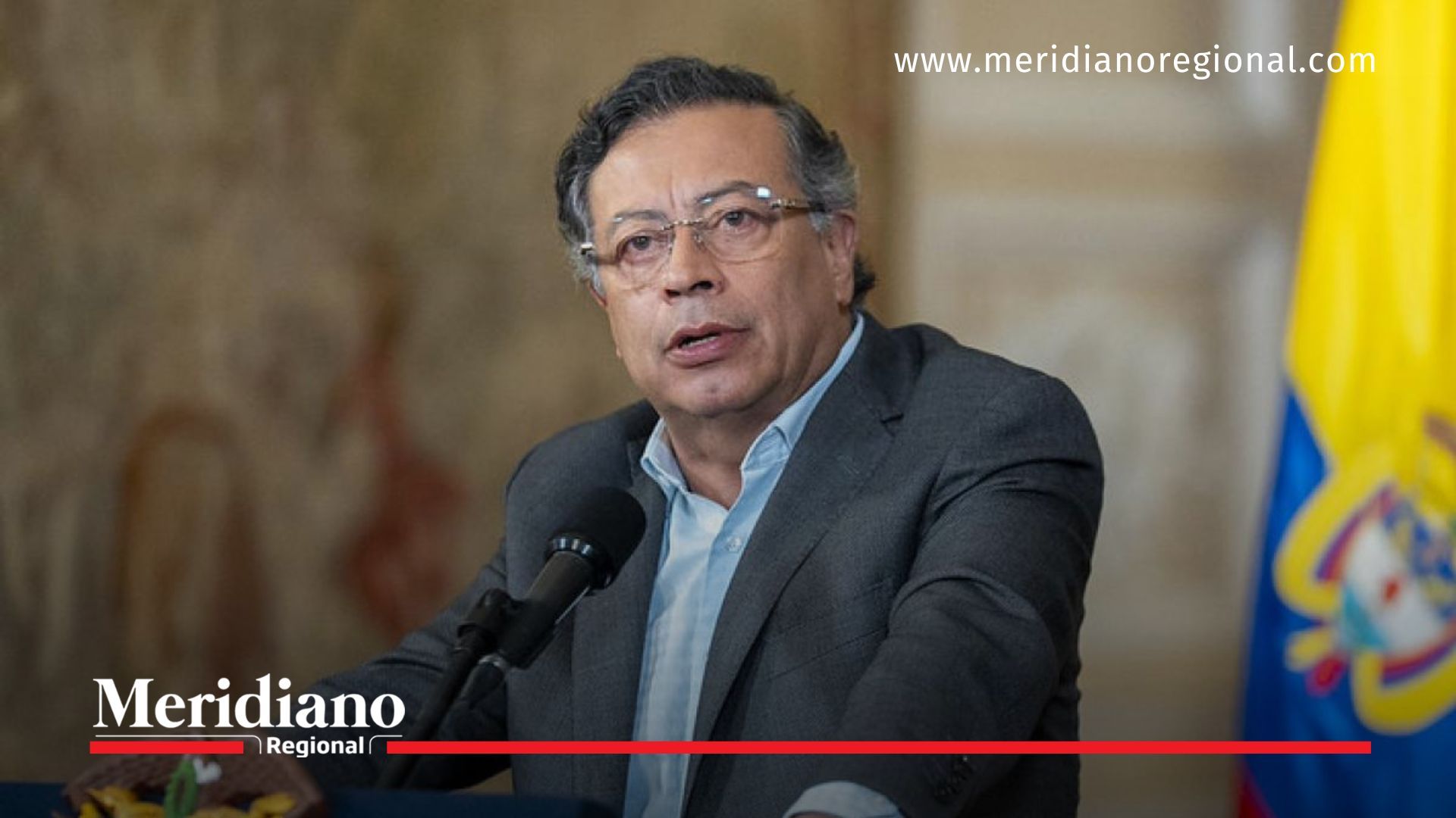 Petro lucha antidrogas - discurso Gustavo Petro - bandera de Colombia - cooperación internacional drogas - crítica a Estados Unidos