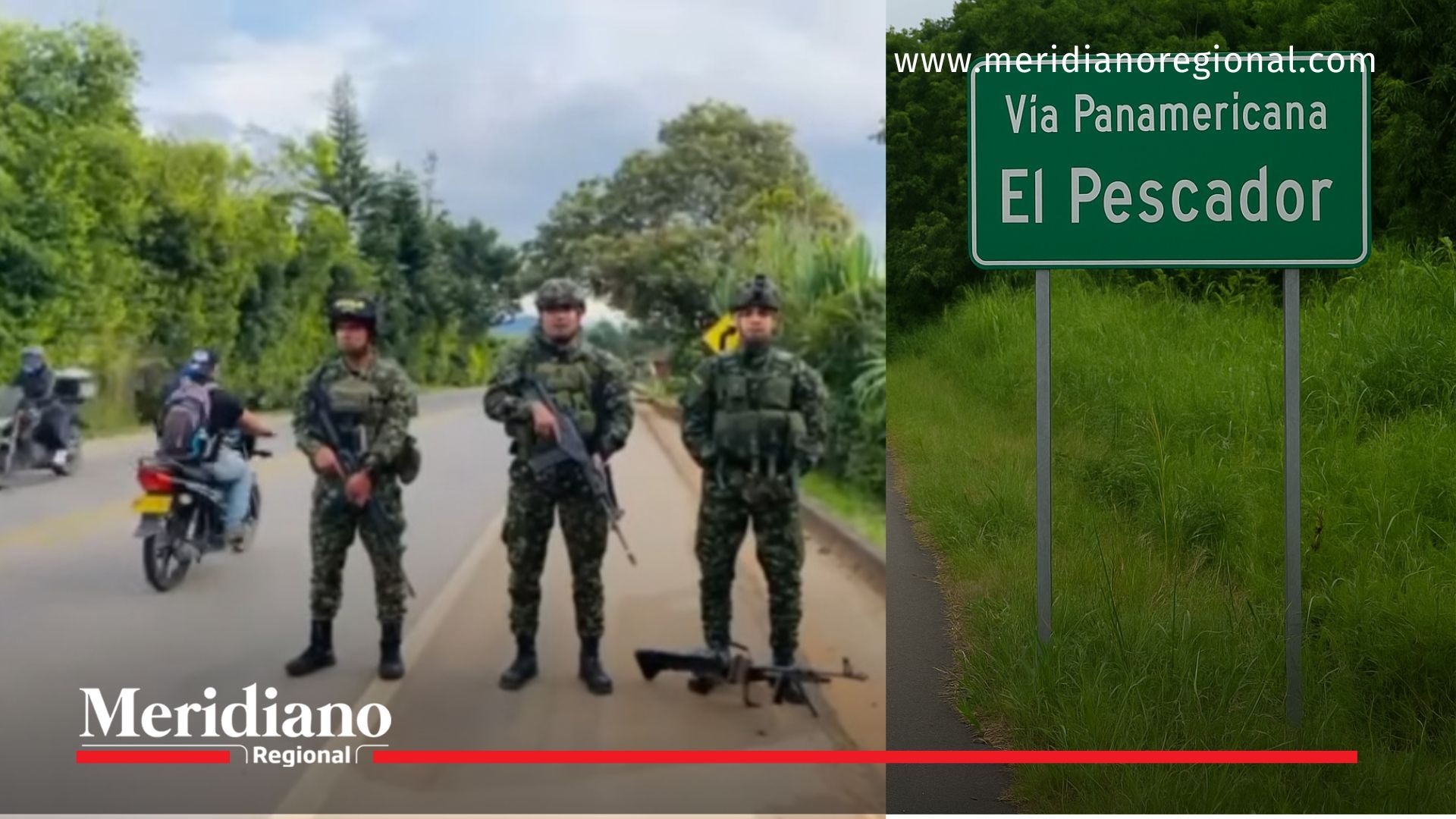 Ejército frustra retén ELN en vía Panamericana
