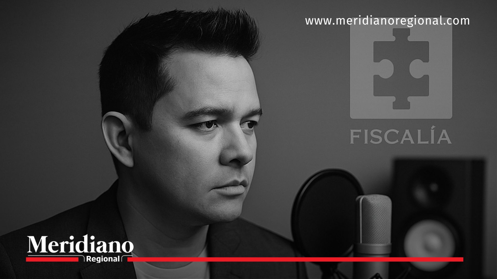 Charlie Zaa en su estudio musical durante proceso por extinción de dominio