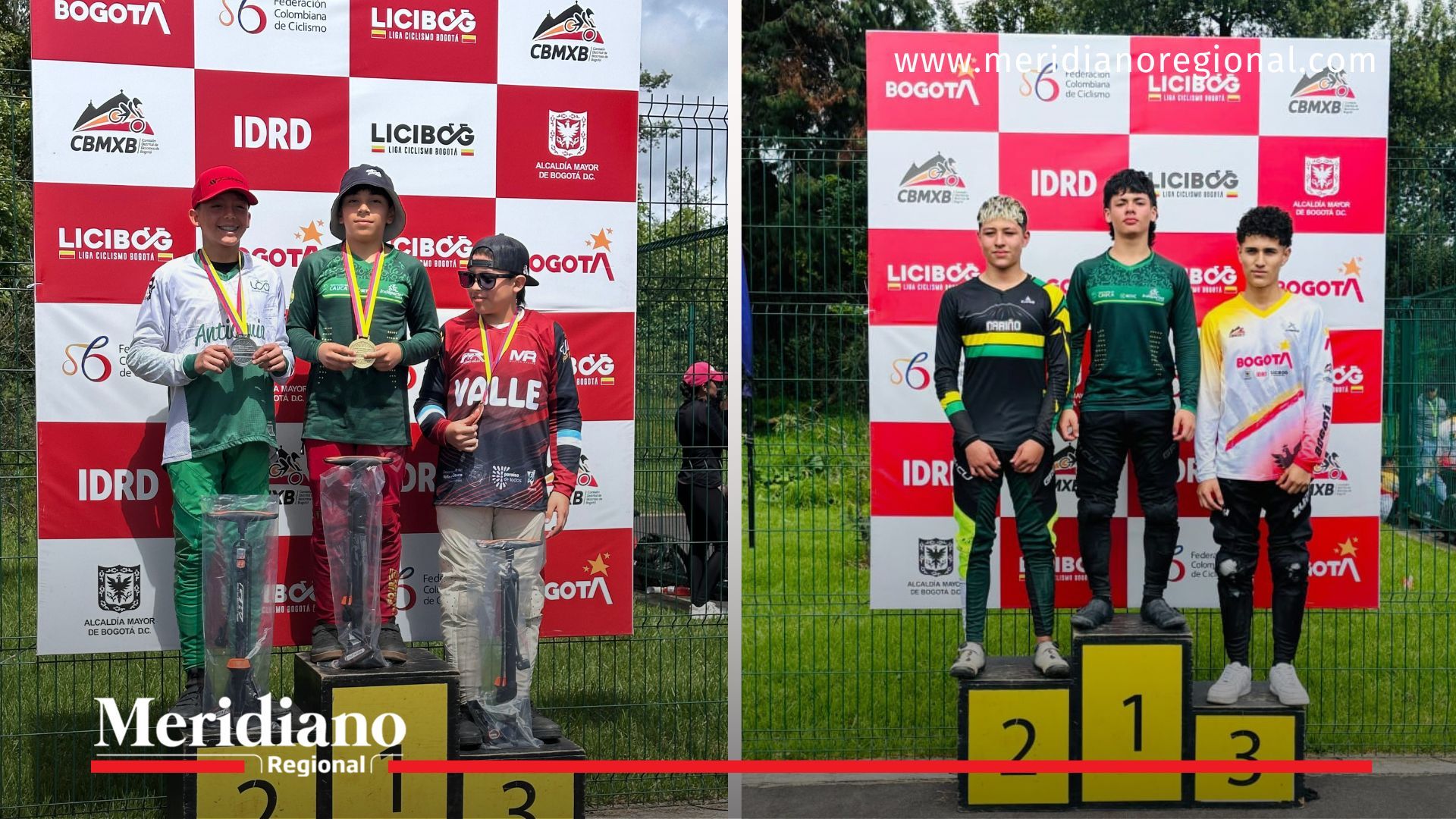 Jóvenes caucanos celebran sus triunfos en el Campeonato Nacional de BMX 2025, respaldados por la Gobernación del Cauca e Indeportes Cauca