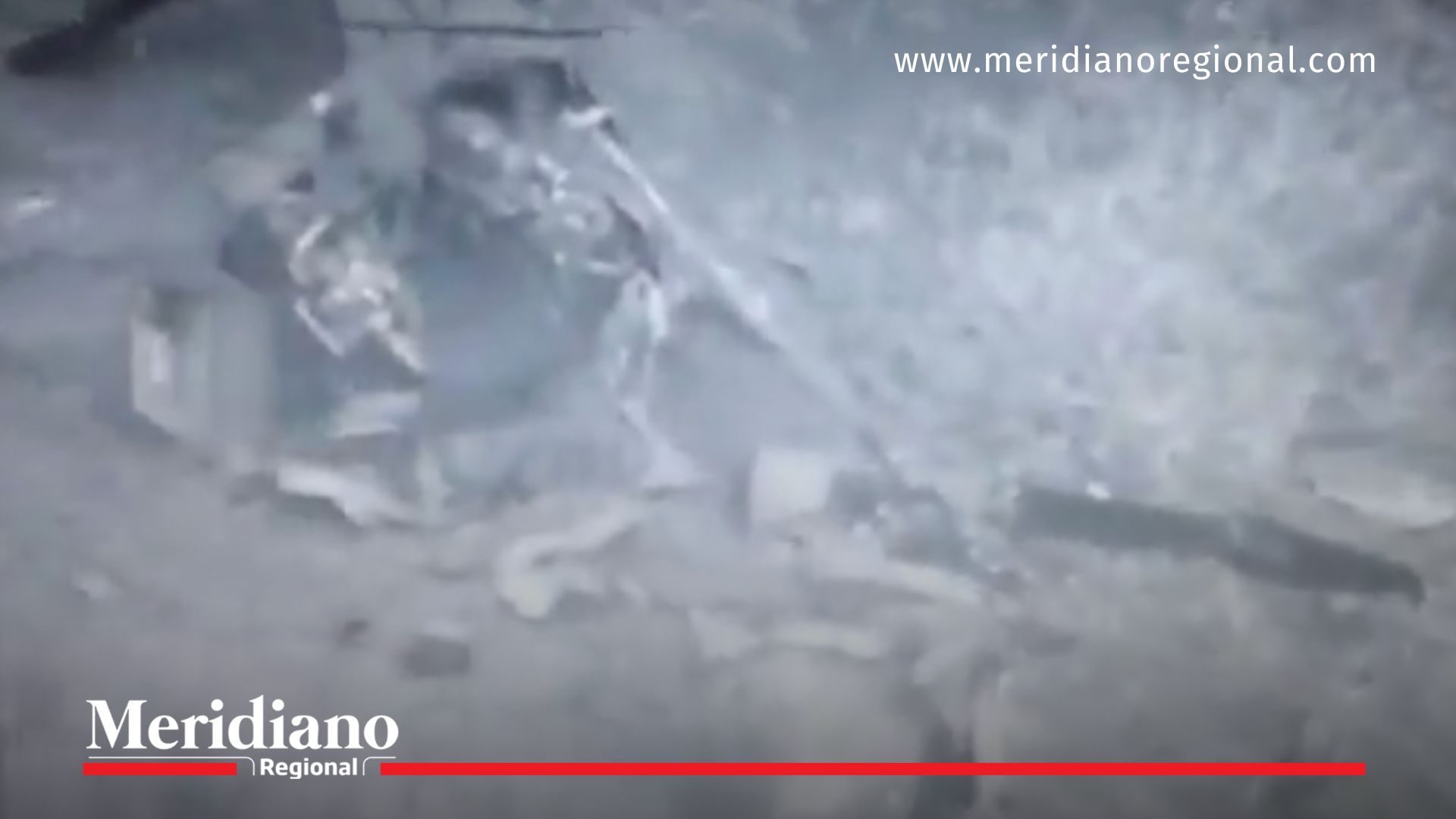 Helicóptero de la Policía atacado con dron en Amalfi Antioquia, donde murieron 12 uniformados, incluidos tres caucanos.
