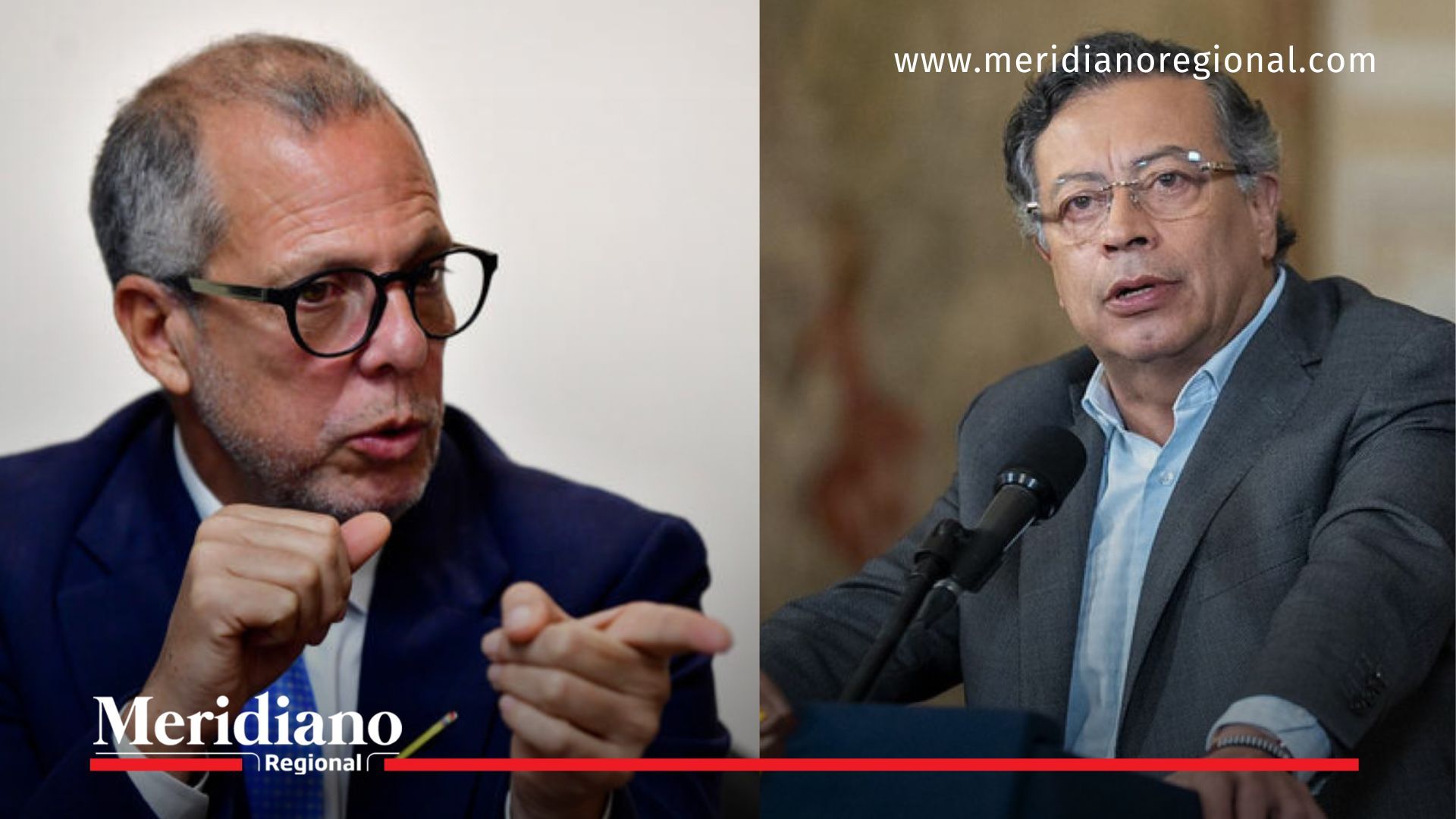 El presidente Gustavo Petro y su jefe de Despacho, Alfredo Saade, protagonizaron un momento de tensión durante la entrega de tierras en Tierralta.
