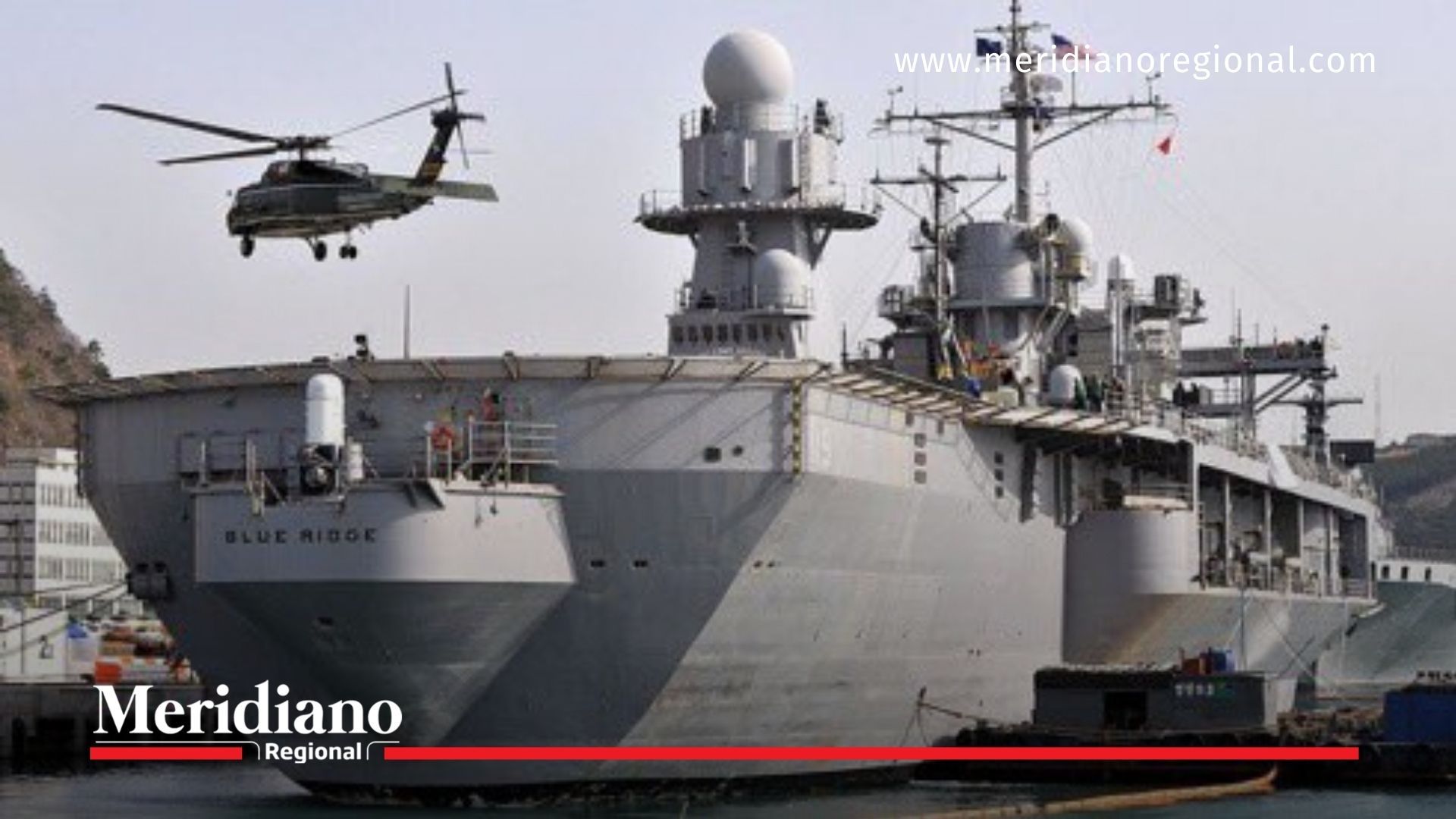 despliegue de naves de guerra frente a las costas de Venezuela