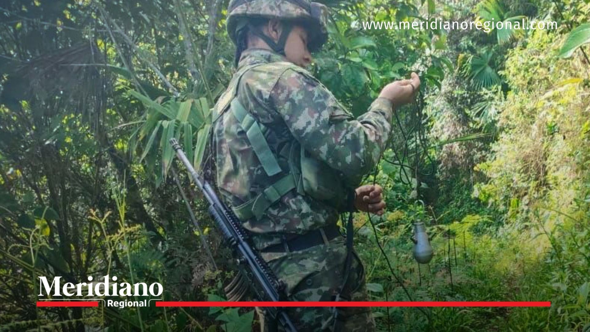 soldado ejército nacional - minas antipersonales - El Tambo Cauca - Operación Perseo II