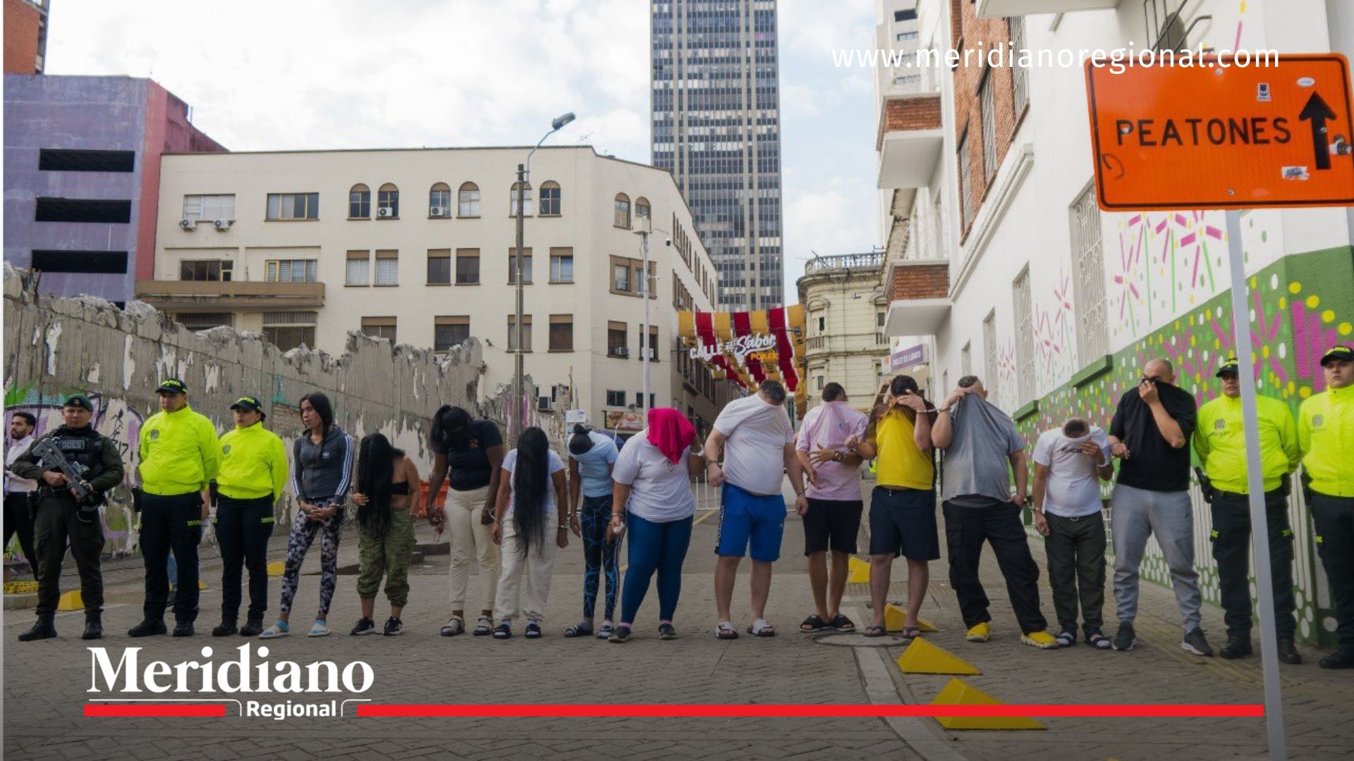 Integrantes de Los Burke fueron detenidos en un operativo de la Policía Nacional en Cali.