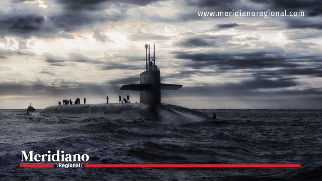 Tensión en el Caribe: submarino de Estados Unidos frente a Venezuela - Meridiano Regional tensión en el Caribe - submarino Estados Unidos - despliegue militar Caribe - buques frente a Venezuela