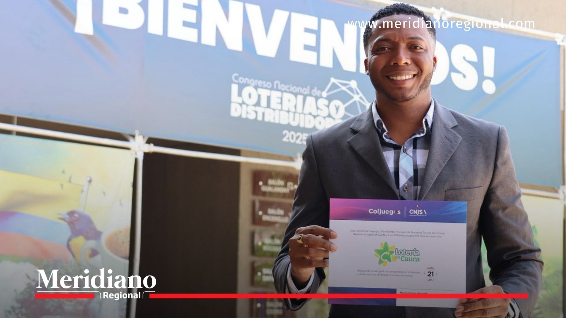 gerente lotería del cauca - premio nacional - innovación tecnológica - transparencia institucional