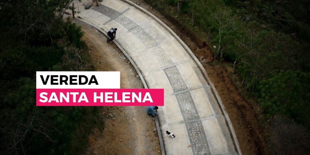 Obras viales en veredas rurales de Popayán como parte del proyecto liderado por la Gobernación del Cauca