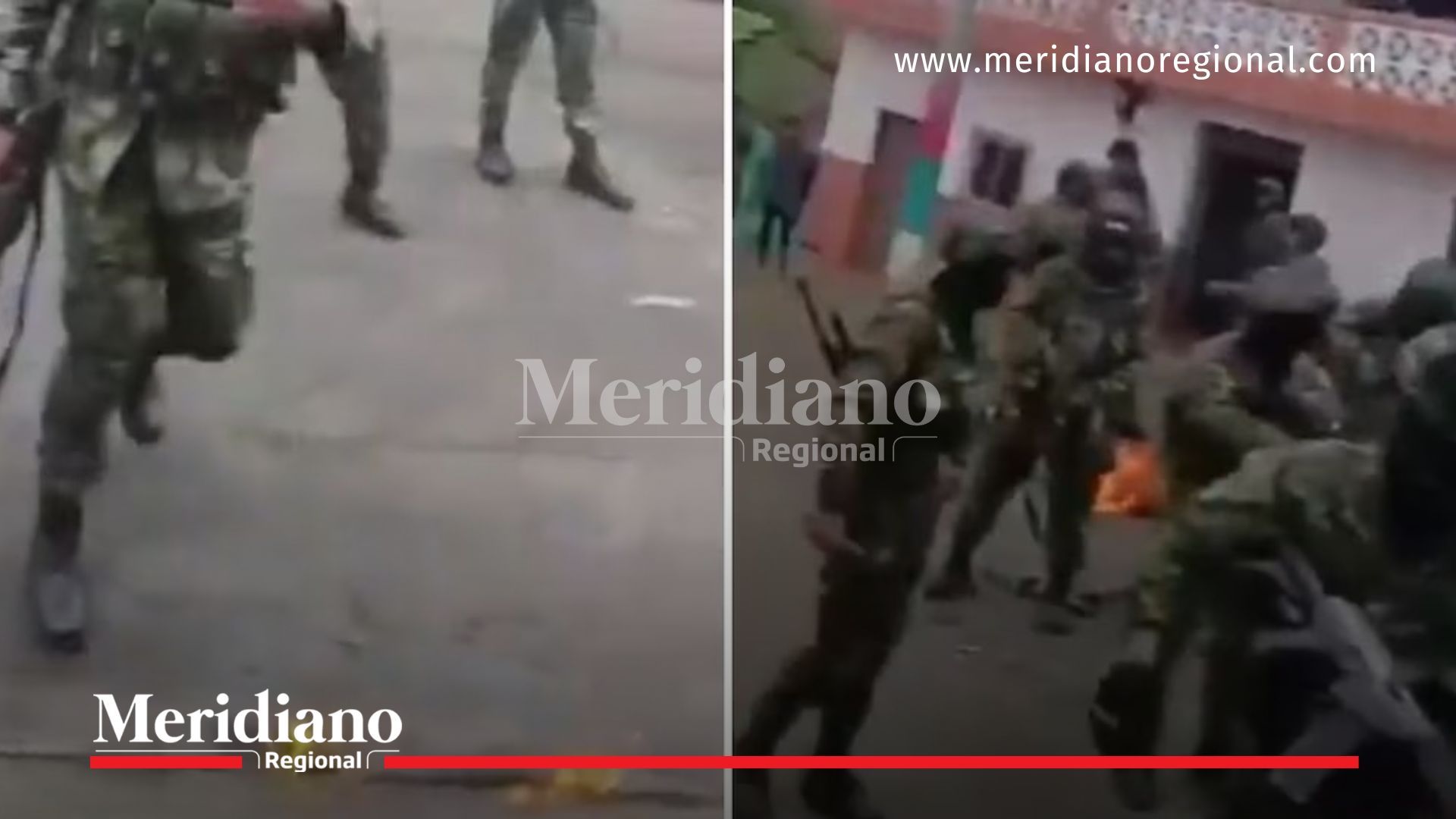 Soldados y policías rodeados durante asonada en Ipiales que dejó un oficial herido en operativo contra contrabando en Nariño