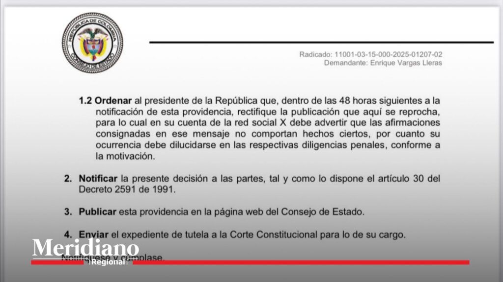 Fallo del Consejo de Estado sobre la Nueva EPS - Meridiano Regional noticias colombia - nueva eps - petro vs vargas lleras - fallo consejo de estado - retractación petro