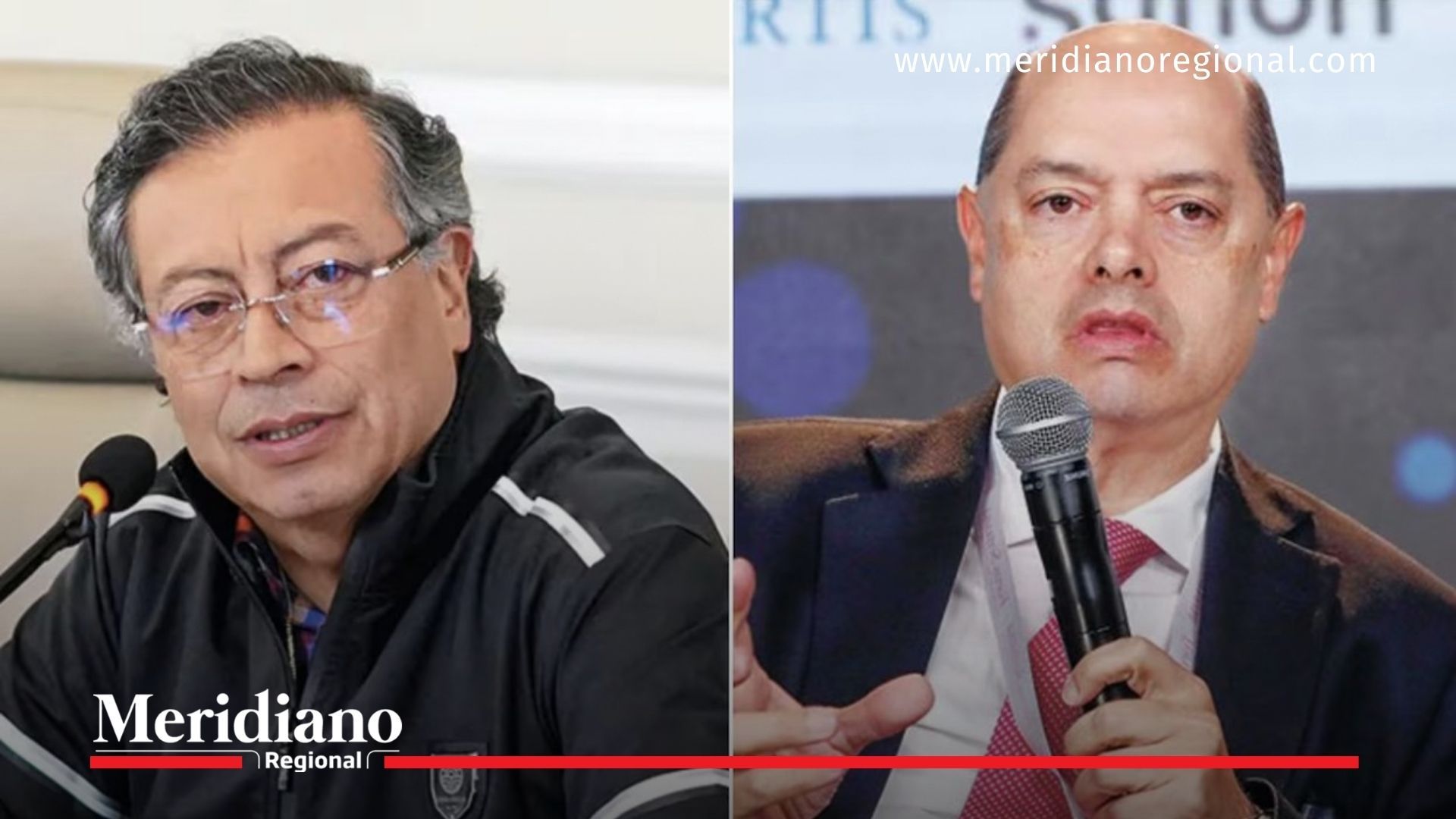El presidente Gustavo Petro y Enrique Vargas Lleras, protagonistas del choque político y judicial por la Nueva EPS.