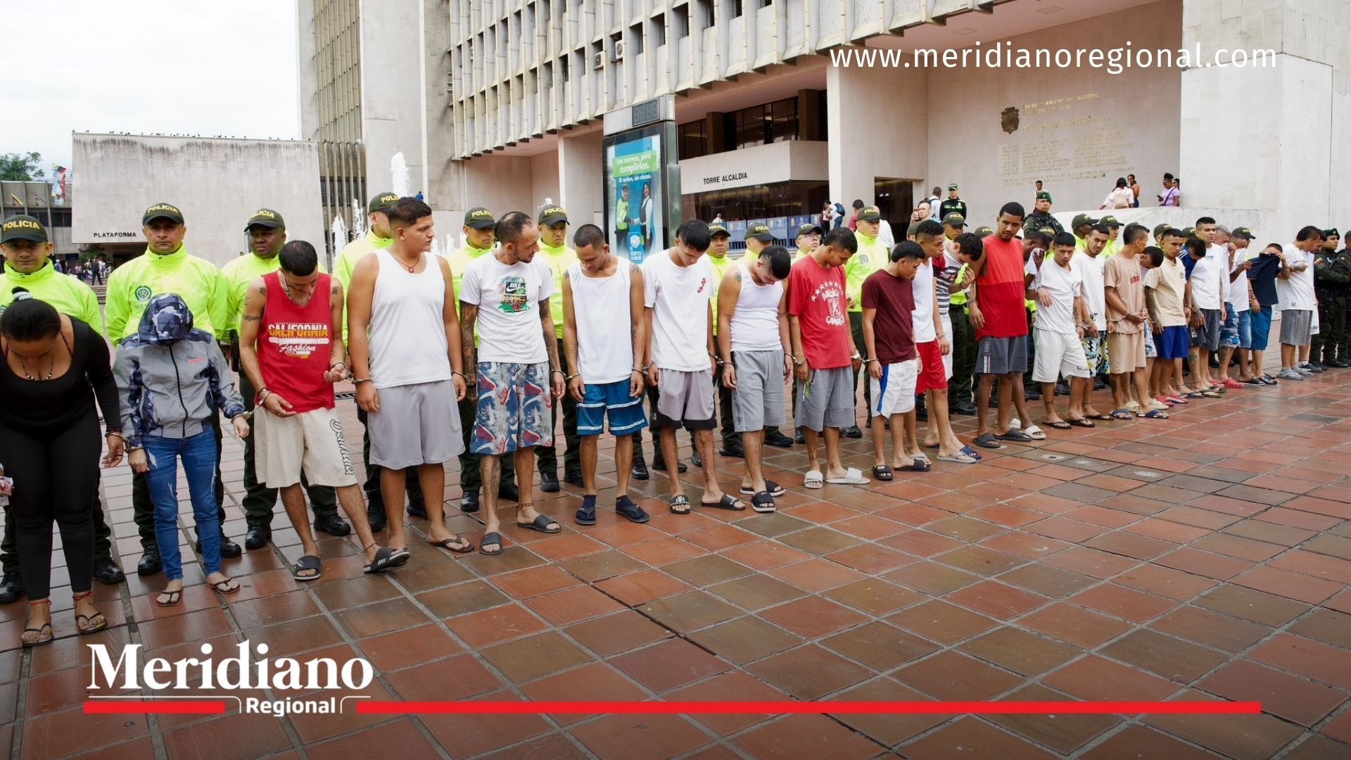 noticias Cali - multicrimen en Cali - capturados en Cali - bandas delincuenciales en Cali - Policía Metropolitana de Cali