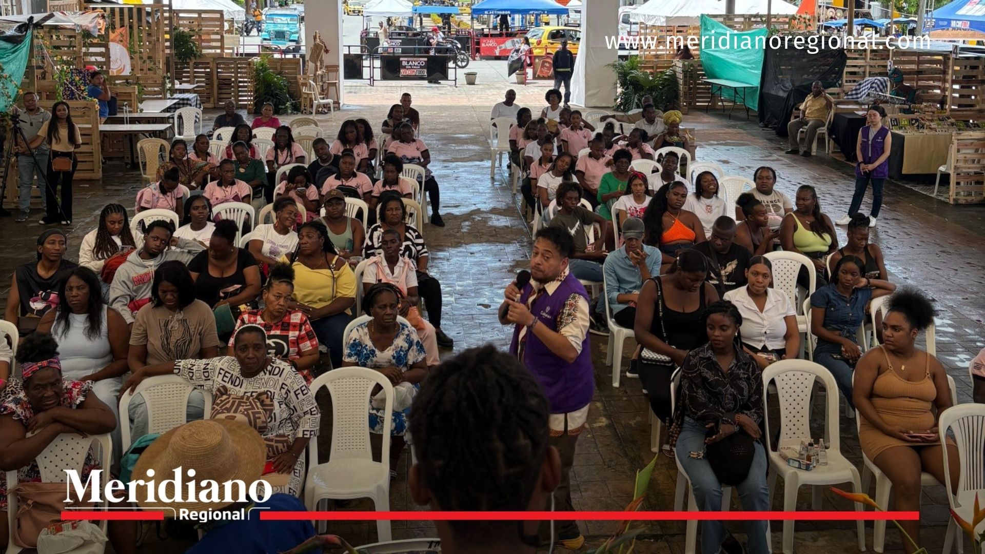 Comunidades afrocolombianas participaron en el inicio de los talleres de la Ruta Vichera en Buenaventura.