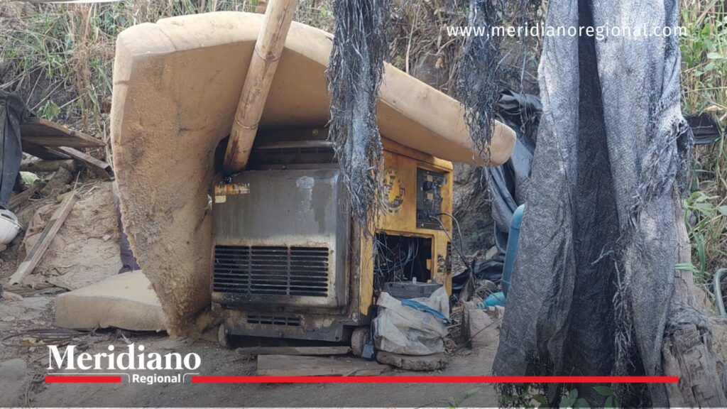noticias Nariño - minería ilegal en Nariño - operación Draga 13 - Consacá Nariño - Autodefensas Unidas de Nariño - Policía Nacional Nariño