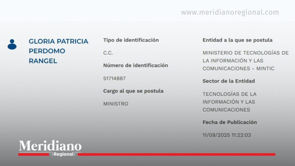 Gloria Patricia Perdomo - nueva ministra TIC - Meridiano Regional gloria patricia perdomo - nueva ministra tic - hoja de vida - minTIC