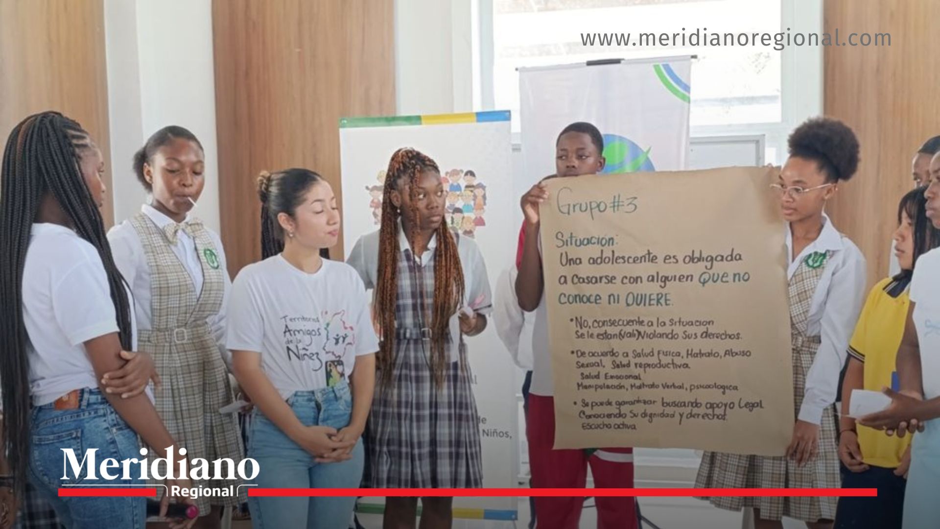 niños y adolescentes del Chocó - mesa de participación - liderazgo juvenil en Chocó - Istmina - derechos de la niñez