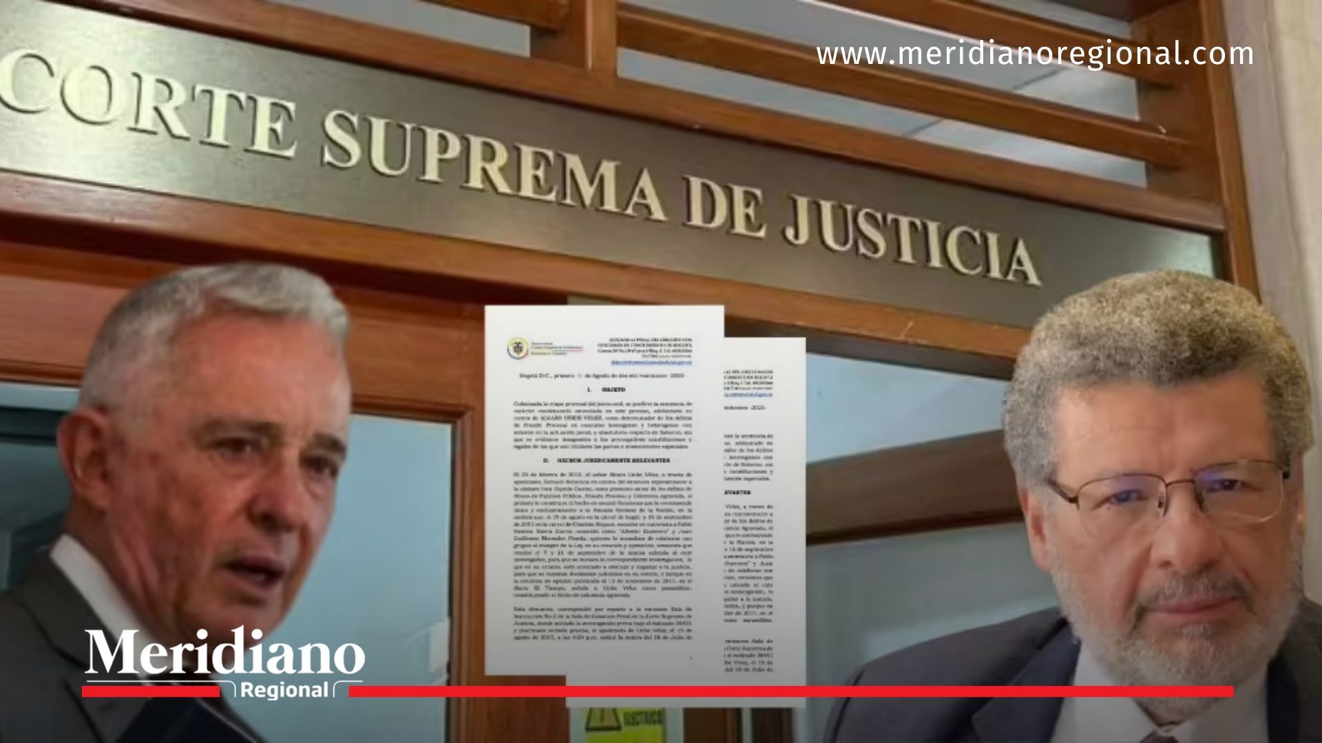 Corte Suprema de Justicia - fallo libertad Álvaro Uribe - proceso judicial Uribe