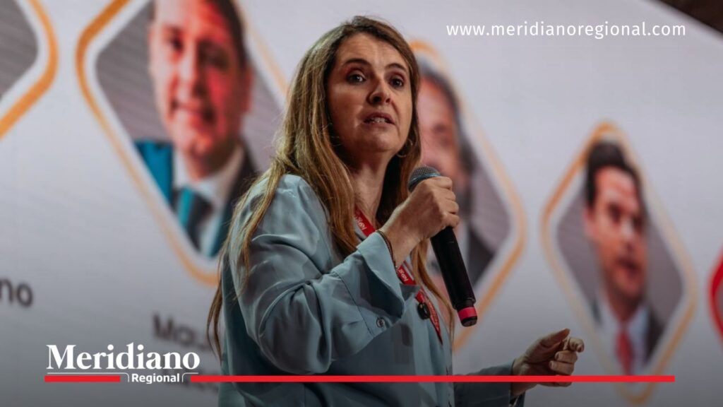 PPaloma Valencia hablando en Congreso Colfecar - Meridiano Regional paloma valencia - bloqueos en cauca - comunidades indígenas - orden público en el cauca - propuesta electoral paloma valencia - restricciones de alimentos - noticias cauca