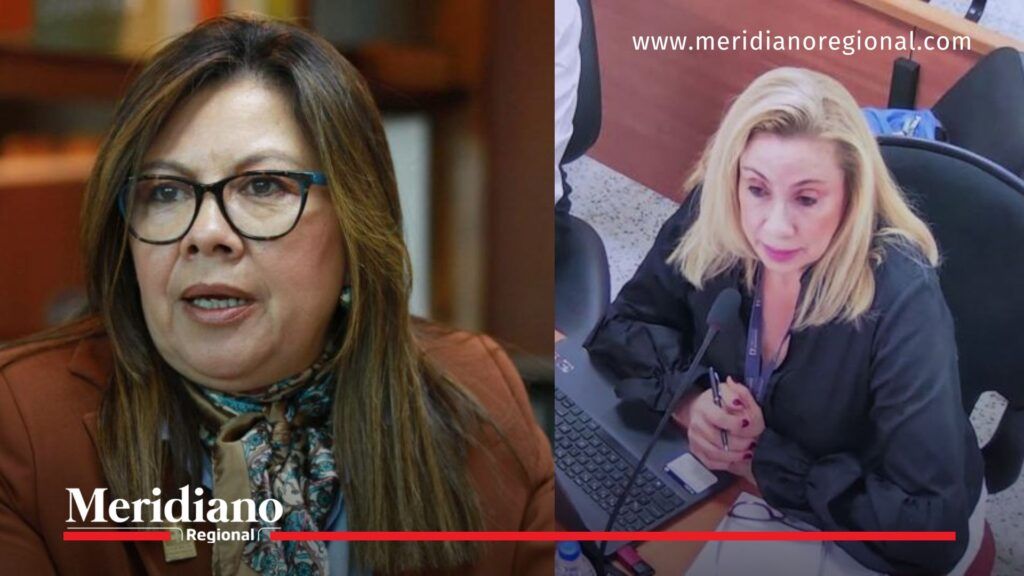 Caso Nicolás Petro - Lucy Laborde y fiscal general - Meridiano Regional Lucy Laborde y Luz Adriana Camargo en medio del caso Nicolás Petro