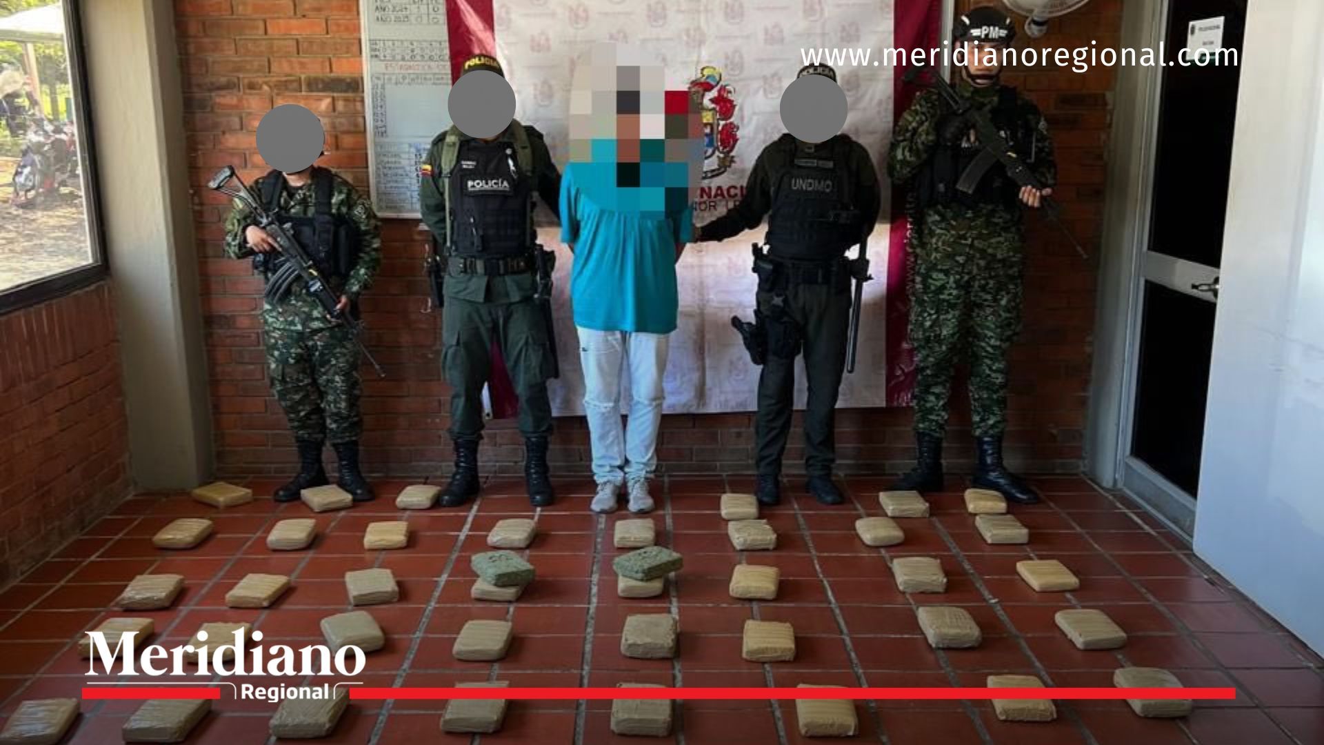 incautación de marihuana en Cali–Jamundí - capturado por Ejército Nacional y Policía - droga incautada en bus intermunicipal - narcotráfico Valle del Cauca