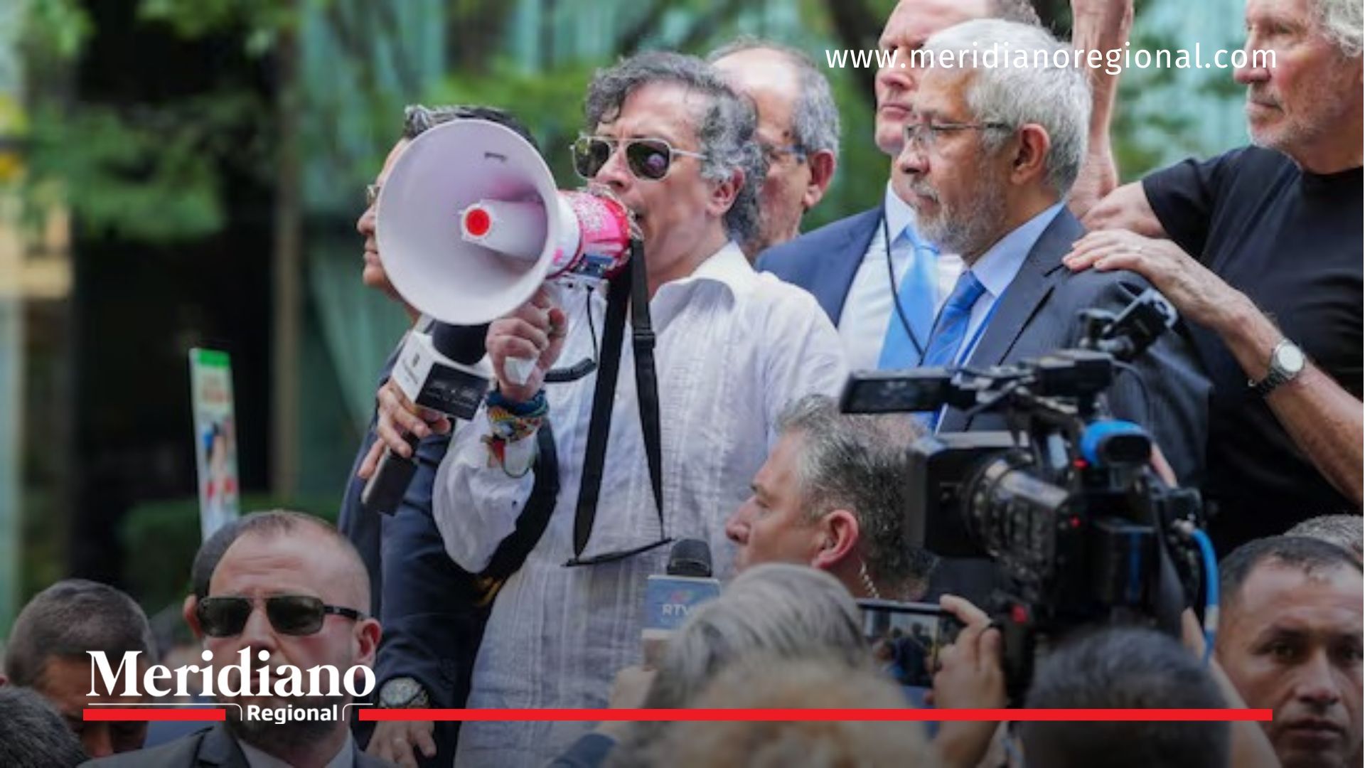 ejército pro Palestina - Gustavo Petro - discurso en la ONU - protesta en Nueva York - voluntarios para Palestina