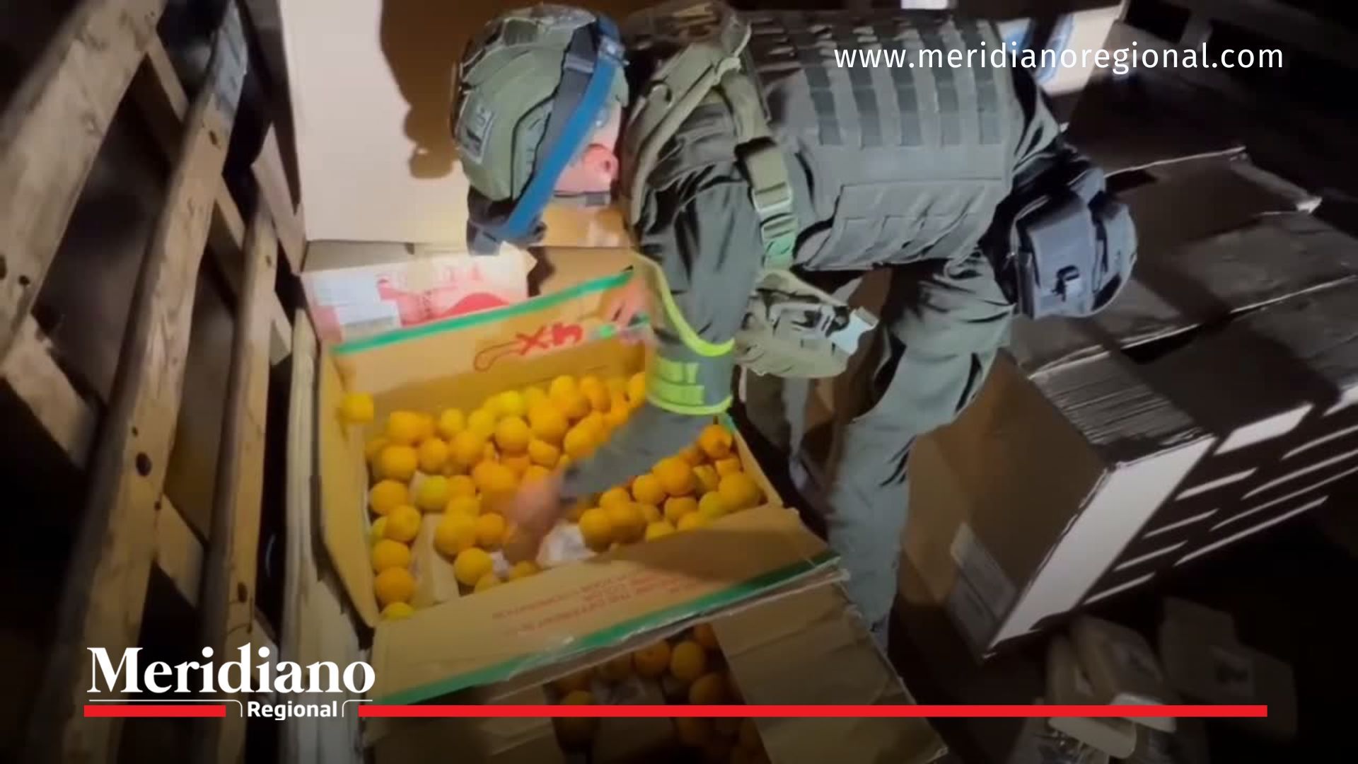 Policía retira paquetes de marihuana camuflados entre naranjas en El Patía, vía Mojarras – Popayán.