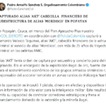 ministro de Defensa Pedro Sánchez confirma captura alias AKT en Popayán