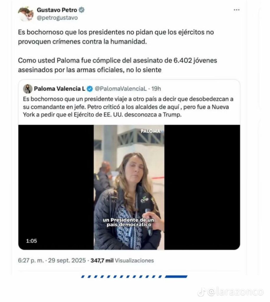 trino-petro-paloma-valencia - petro-retractarse-paloma-valencia - falsos-positivos-petro - fallo-judicial-petro