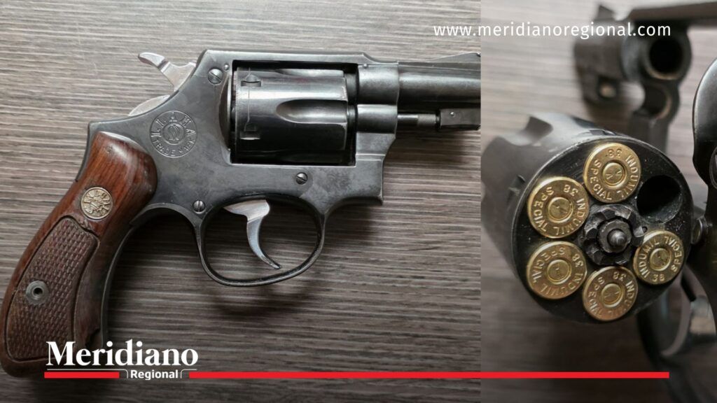 Arma incautada tras asonada en Popayán - Meridiano Regional asonada Popayán - operativo policial Popayán - arma incautada - barrio Alfonso López Popayán