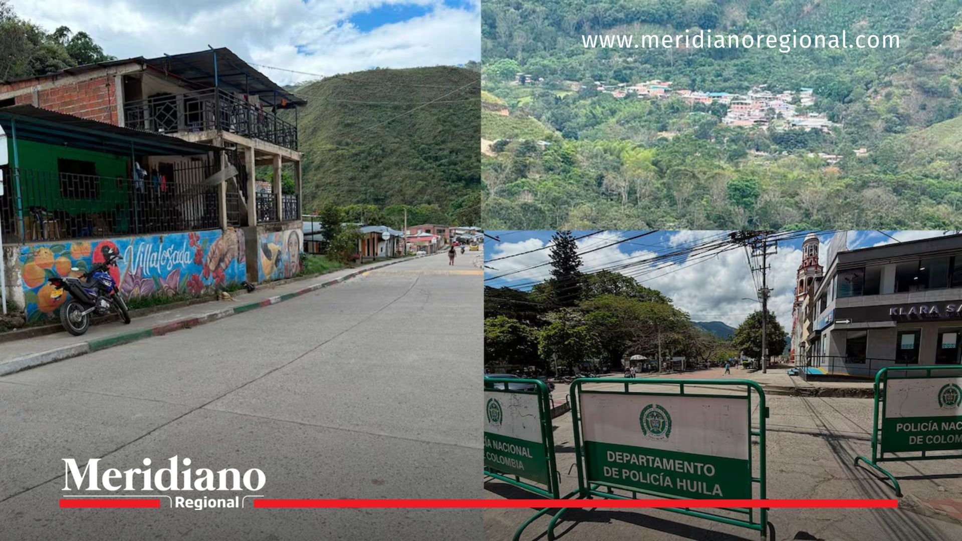 calles y veredas de La Plata Huila - misión médica retenida en La Plata - disidencias de las Farc - noticias Huila