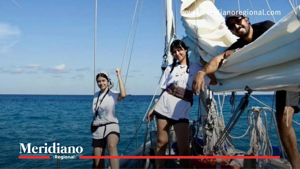 Activistas colombianas en la flotilla Global Sumud rumbo a Gaza - Meridiano Regional activistas-colombianas - petro-y-las-activistas - global-sumud - guerra-en-gaza - causas-humanitarias - manuela-bedoya - luna-barreto - noticias-colombia