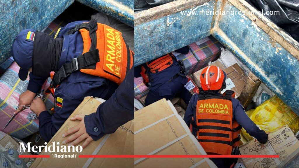 armada de colombia - narcotráfico en buenaventura - incautación de droga - embarcación don claudio III - pacífico colombiano - marihuana creepe - clorhidrato de cocaína - noticias valle