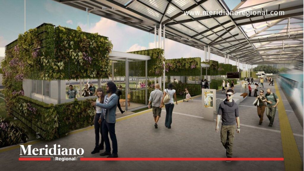Maqueta del Tren de Cercanías del Valle: movilidad verde y moderna - Meridiano Regional tren de cercanías del valle - maqueta 3d - movilidad sostenible - transporte regional - noticias valle del cauca - infraestructura verde