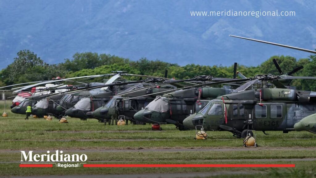 helicopteros-ejercito-colombiano - servicio-militar-con-salario-minimo - ley-2384-2024