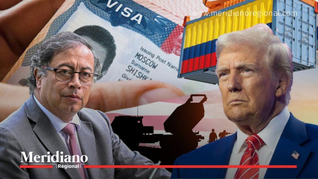 Crisis Petro Trump y sus efectos en las relaciones entre Colombia y EE. UU. - Meridiano Regional crisis-petro-trump - relaciones-colombia-estados-unidos - comercio-exterior - seguridad-en-colombia
