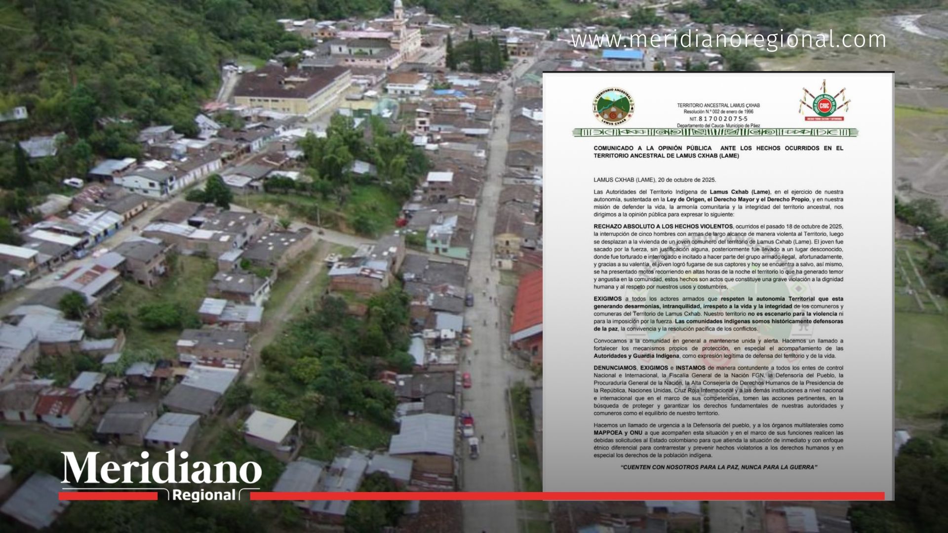 panoramica-paez-cauca - comunidades-indigenas-nasa - resistencia-indigena-cauca