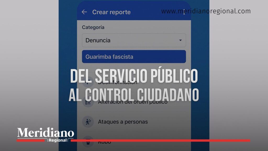 Interfaz de la app de vigilancia en Venezuela - Meridiano Regional interfaz-venapp - app-vigilancia-venezuela - control-ciudadano-venezuela