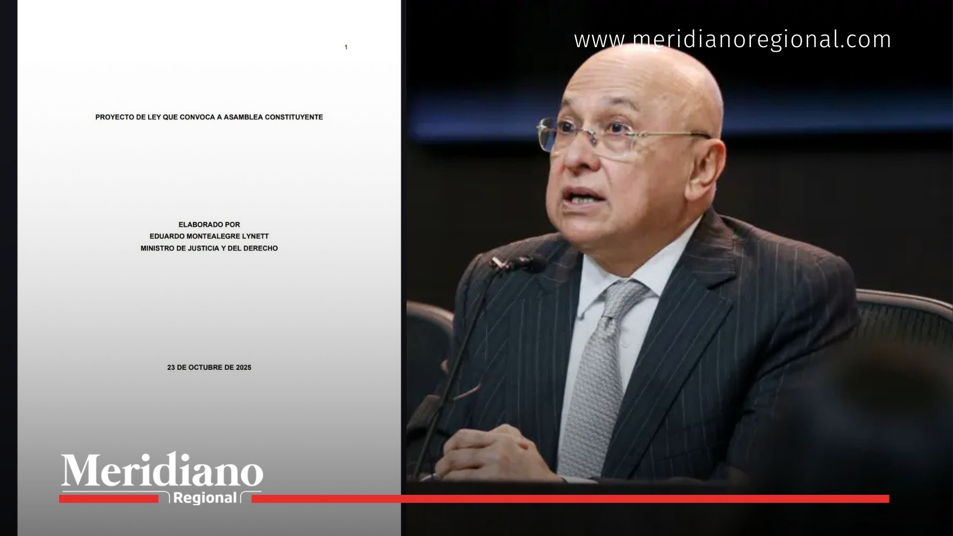 Eduardo Montealegre presenta desde China el documento que propone una nueva Constitución en Colombia.