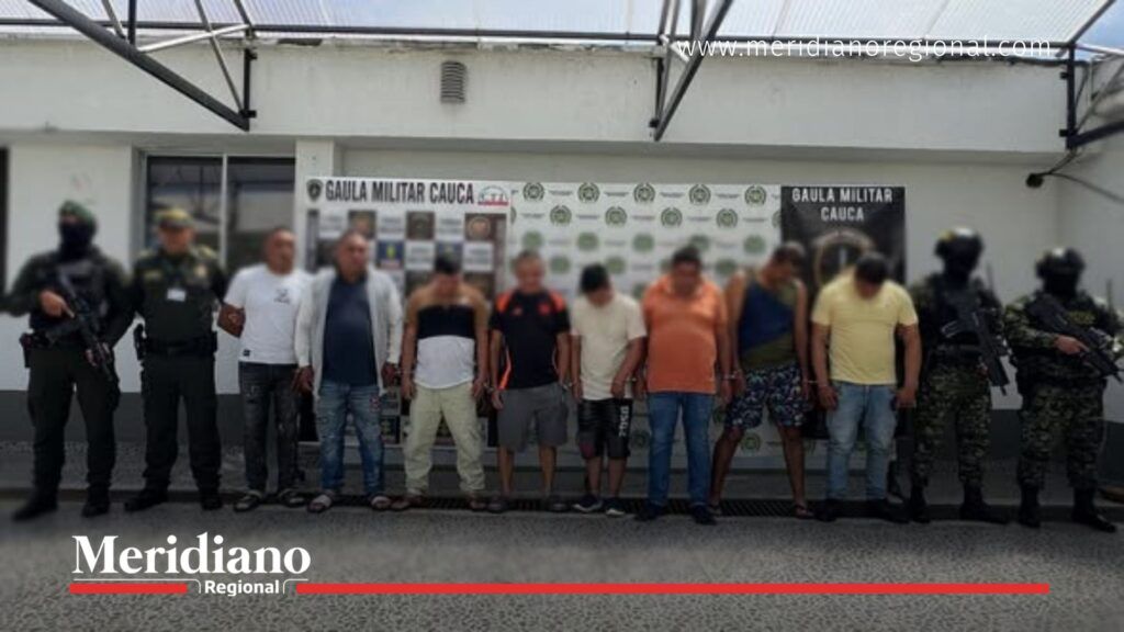 narcotrafico-en-popayan - los-sin-frontera - capturados-popayan - gaula-militar-cauca