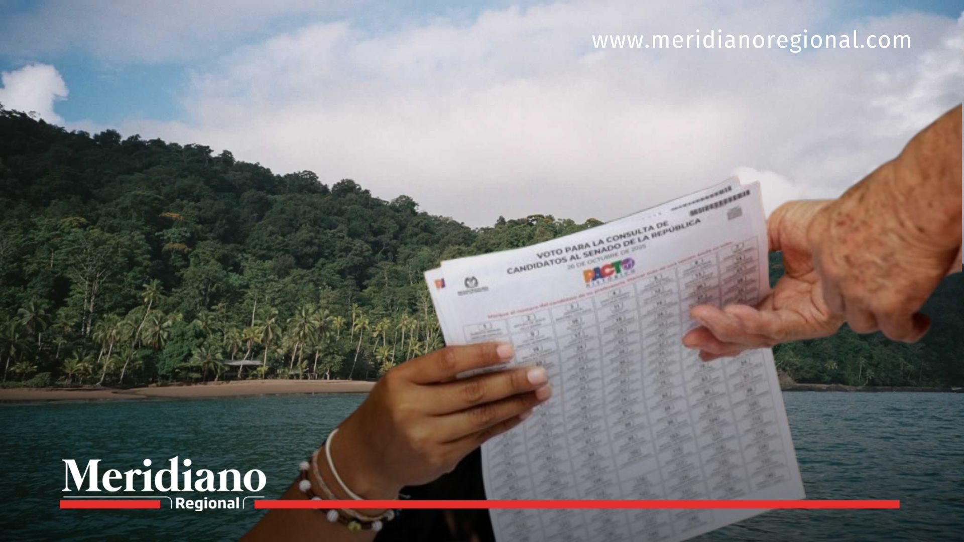 participacion-electoral-pacifico - entrega-tarjetones - consulta-pacto-historico - costa-pacifica-colombiana