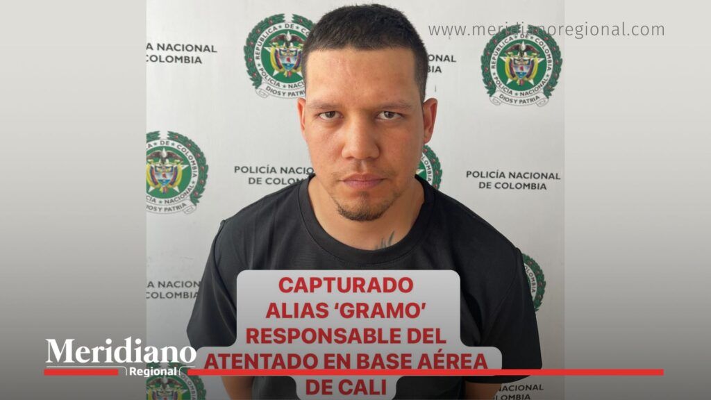 captura de alias gramo - policía nacional de colombia - atentado la base cali - emavi - disidencias farc - seguridad en cali