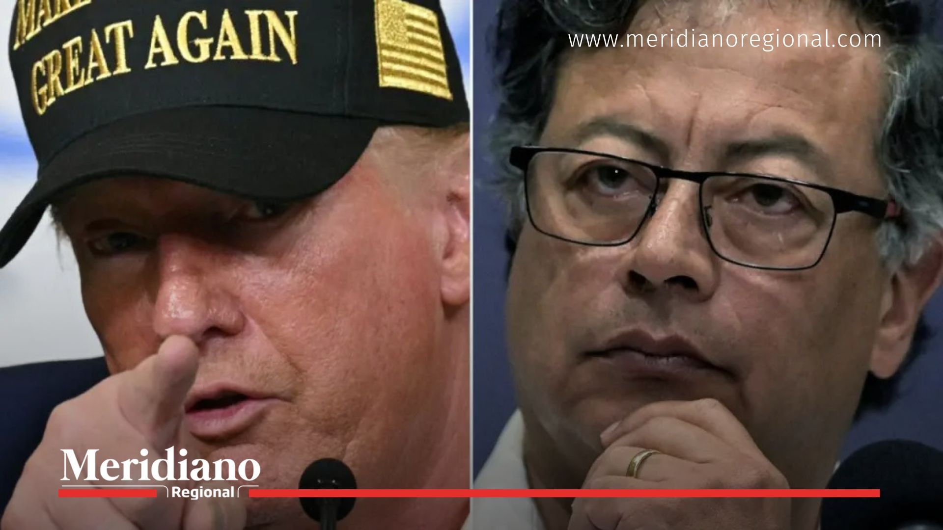 trump-y-petro - ataques-en-el-caribe - guerra-contra-los-carteles - tension-diplomatica