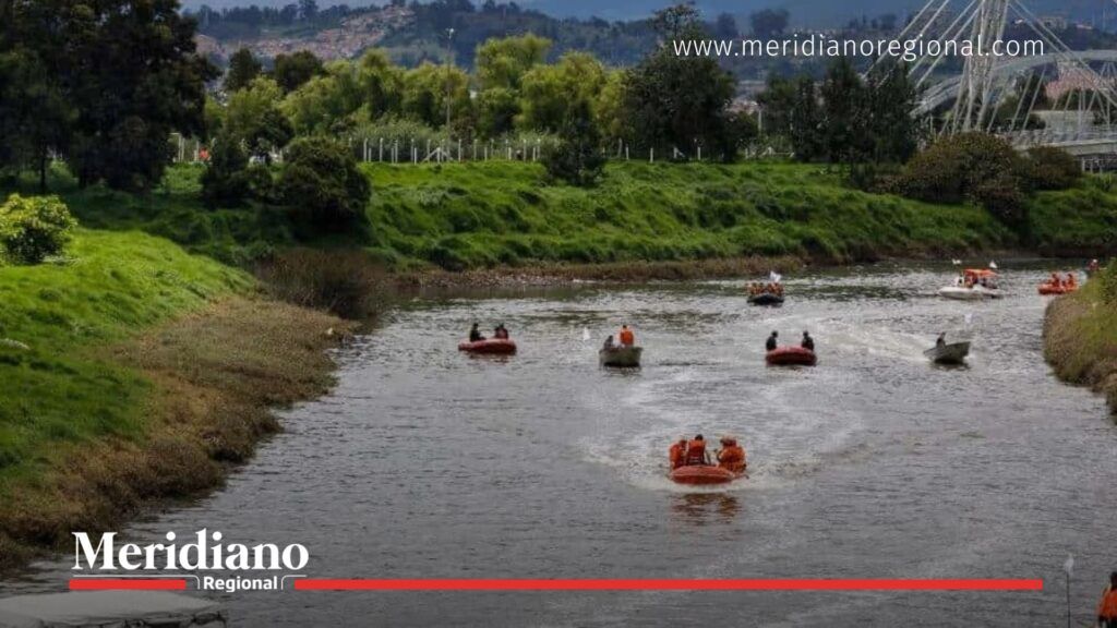 Rescate en el río Bogotá de madre y bebé - Meridiano Regional rescate-rio-bogota - madre-rio-bogota - policias-salvan-madre-bebe