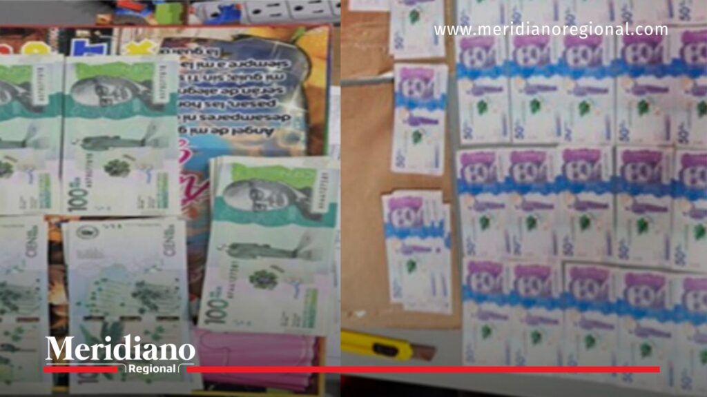 Billetes falsos hallados durante operativos en Colombia - Meridiano Regional billetes-falsos - dinero-falso-en-colombia - operativo-fiscalia - policia-nacional - red-de-falsificadores
