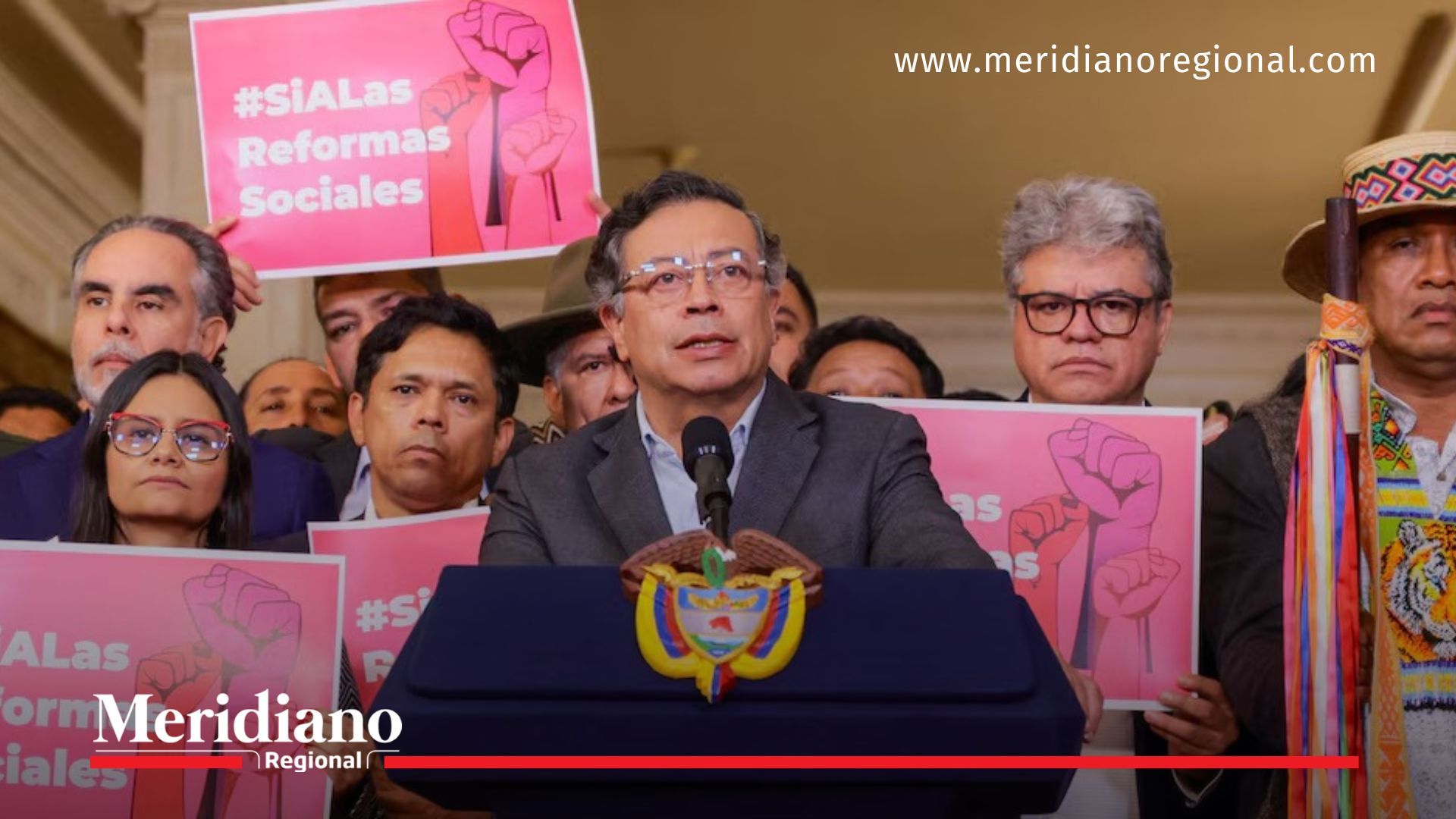 gustavo-petro-discurso-reformas-sociales - aprobacion-gustavo-petro - imagen-petro-2025