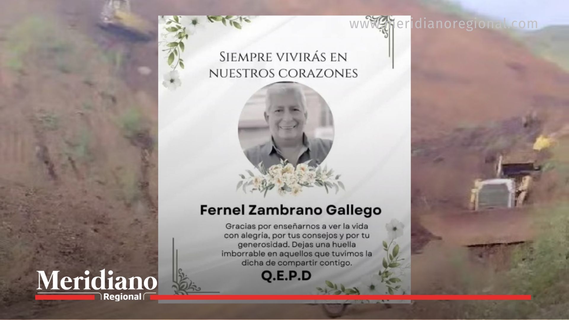 fernel-zambrano-gallego - homenaje-derrumbe-en-balastrera-del-cauca - tragedia-en-caloto
