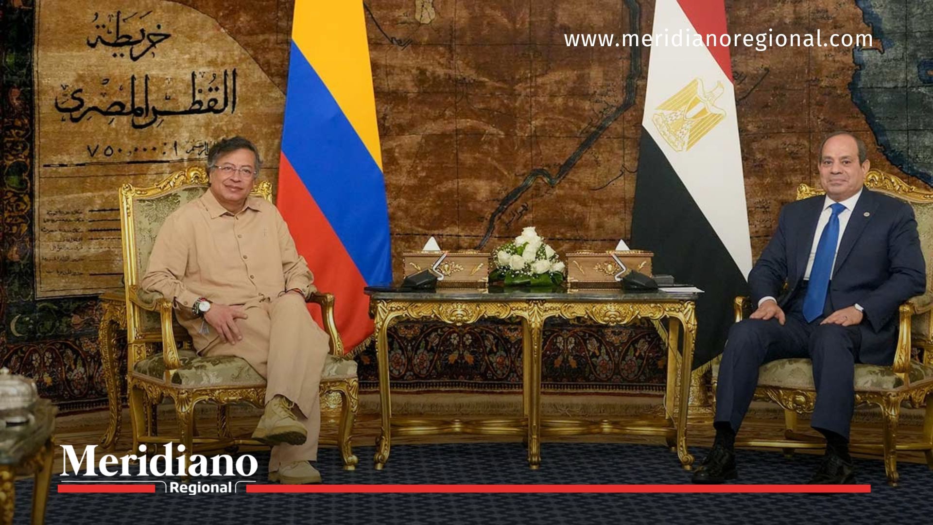 colombia-egipto - gustavo-petro - abdelfatah-al-sisi - alianza-internacional - reconstruccion-gaza - el-cairo - diplomacia-colombiana - encuentro-presidencial